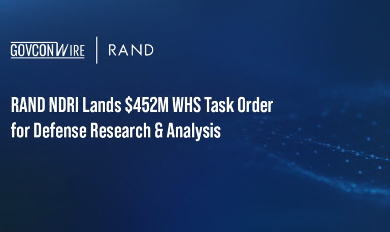 RAND NDRI Lands $452M WHS Task Order for Defense Research & Analysis