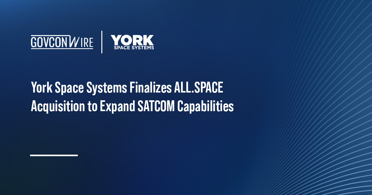 York Space Systems logo. York Space Systems has acquired ALL.SPACE to expand its SATCOM capabilities.