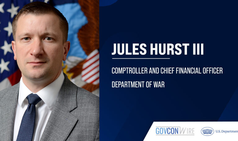 Senate Confirms Jules Hurst as Under Secretary of War Comptroller, CFO