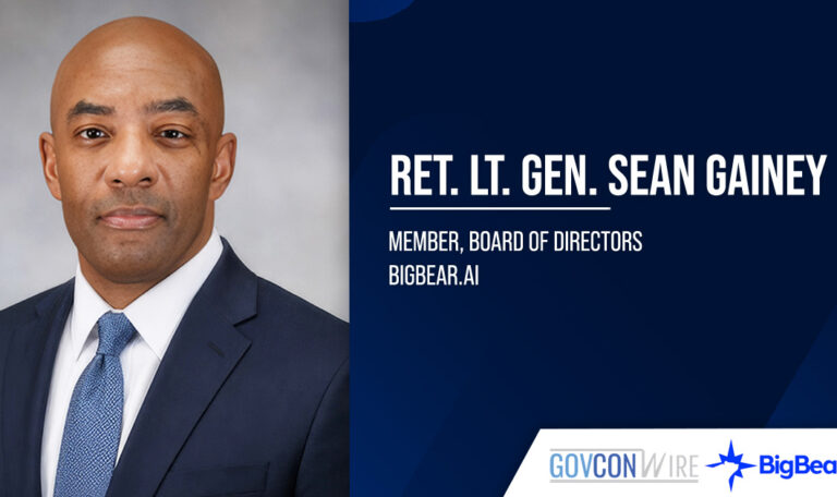 Retired Army Lt. Gen. Sean Gainey Joins BigBear.ai Board