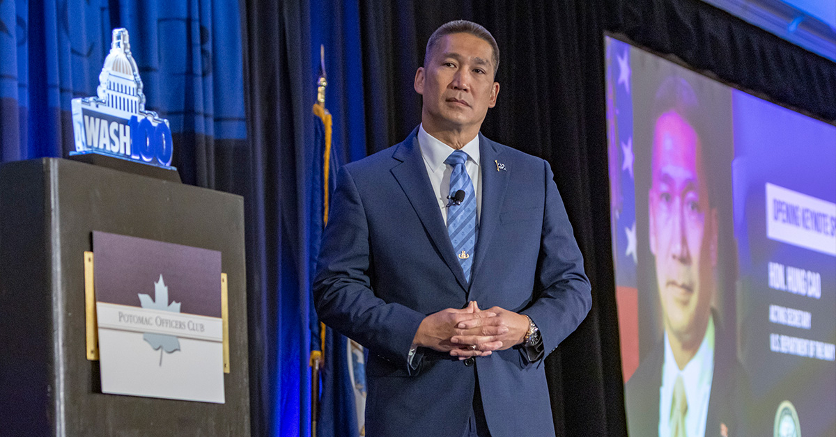Acting Navy Sec. Cao Rallies Industry for His War Against Acquisition Lethargy Acting Navy Sec. Cao Rallies Industry for His War Against Acquisition Lethargy