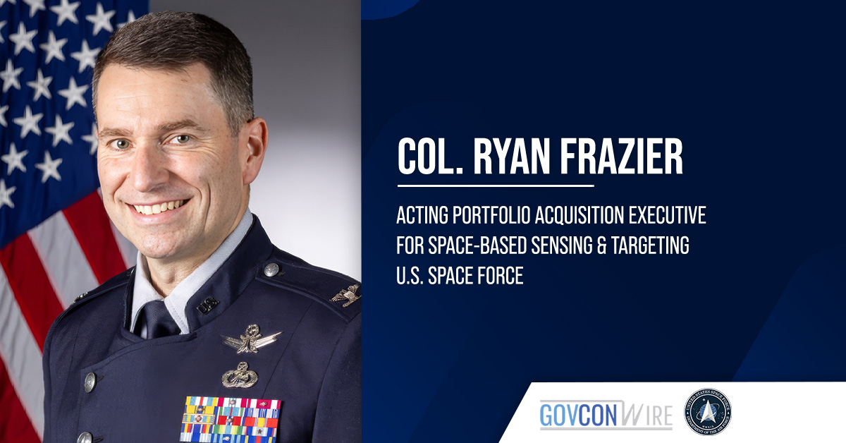 Space Force Awards $615M in OTAs to Expand SB-AMTI Vendor Base Col. Ryan Frazier. The Acting USSF PAE for space-based sensing & targeting commented on the new OTAs for SB-AMTI.