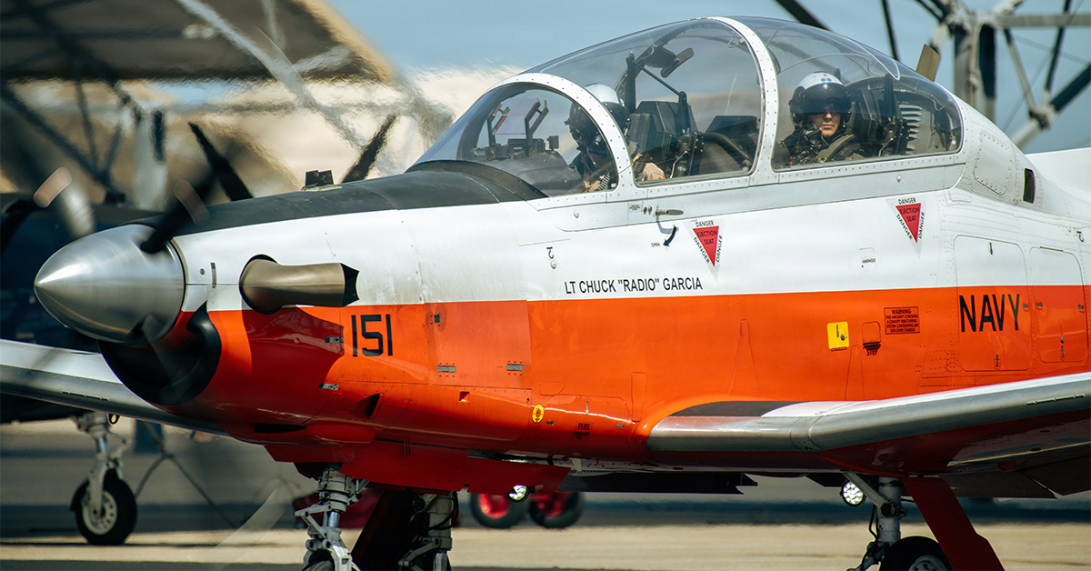 A T-6B Texan II Navy aircraft onboard Naval Air Station Corpus Christi. Photo: U.S. Navy T-6 aircraft. The Navy posted an RFP for T-6 aircraft maintenance and logistics support
