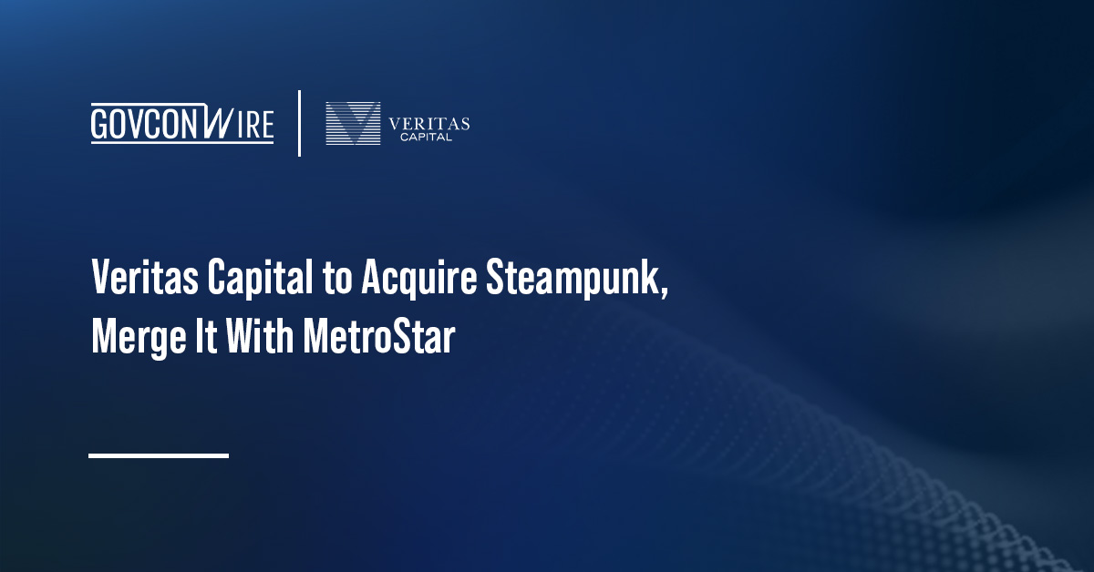 Veritas Capital to Acquire Steampunk, Merge It With MetroStar Veritas Capital logo. Veritas Capital has agreed to acquire Steampunk and merge it with its portfolio company MetroStar.