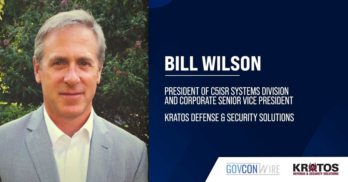 Kratos Promotes Bill Wilson to Lead C5ISR Systems Division
