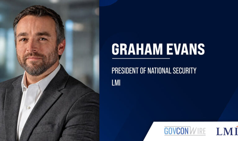 Former Booz Allen Executive Graham Evans Joins LMI as President of National Security Former Booz Allen Executive Graham Evans Joins LMI as President of National Security