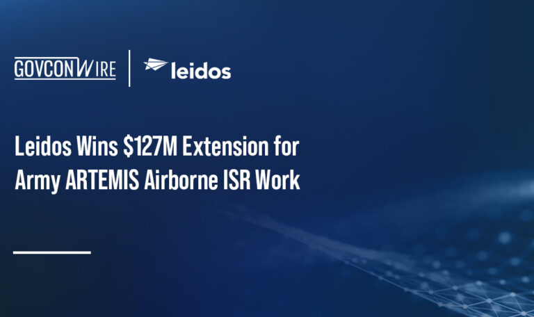 Leidos Wins $127M Extension for Army ARTEMIS Airborne ISR Work Leidos Wins $127M Extension for Army ARTEMIS Airborne ISR Work