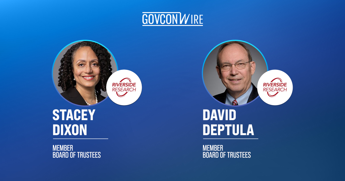 Stacey Dixon, David Deptula Join Riverside Research Board of Trustees