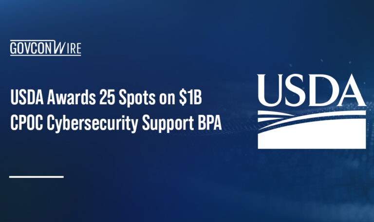 USDA Awards 25 Spots on $1B CPOC Cybersecurity Support BPA