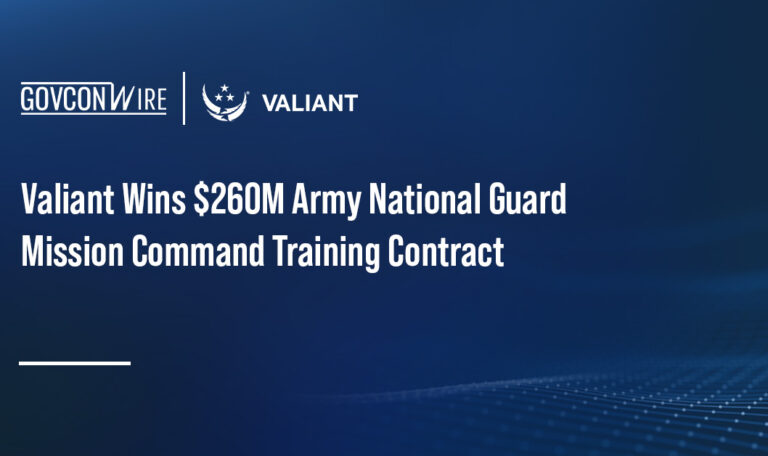 Valiant Wins $260M Army National Guard Mission Command Training Contract