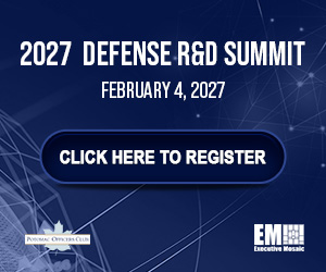 2027 Defense R&D Summit tile ad. The Potomac Officers Club will host the event Feb. 4 to discuss defense R&D priorities.