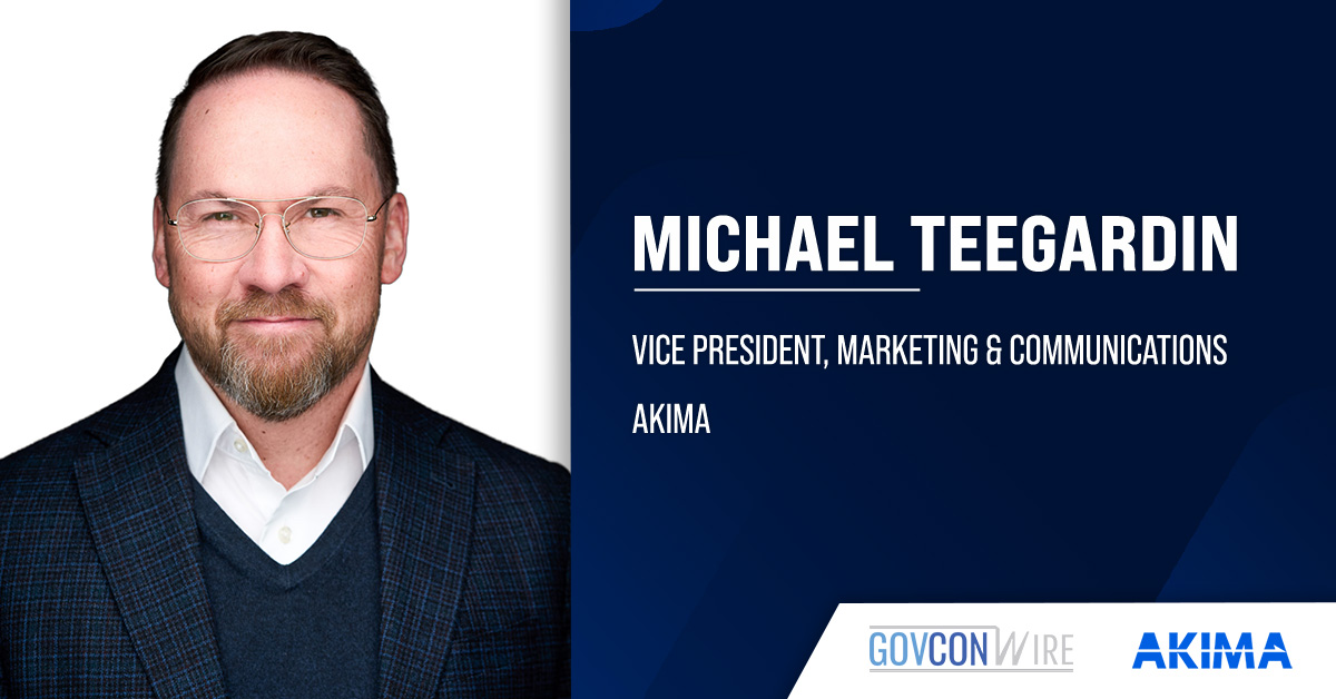 Akima Names Michael Teegardin Marketing & Communications VP Akima Names Michael Teegardin Marketing & Communications VP