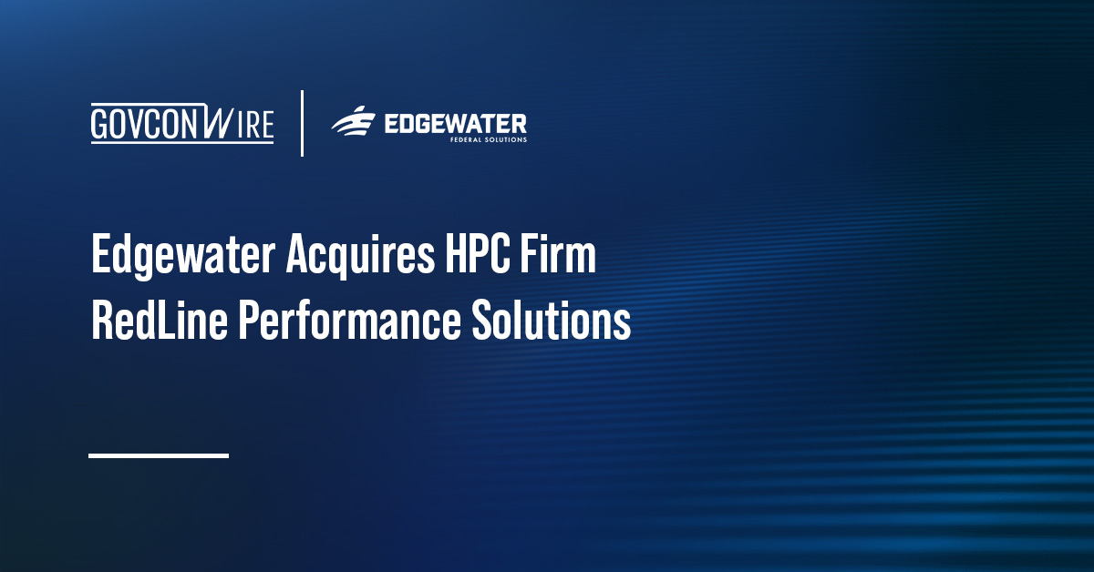 Edgewater Acquires HPC Firm RedLine Performance Solutions Edgewater Acquires HPC Firm RedLine Performance Solutions
