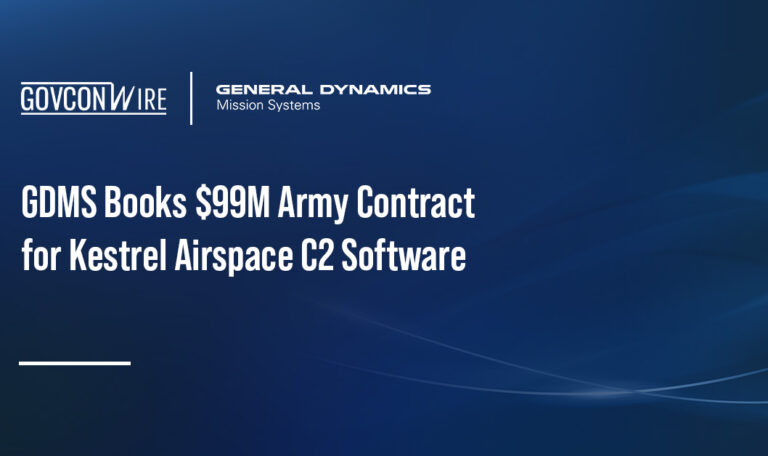 GDMS Books $99M Army Contract for Kestrel Airspace C2 Software