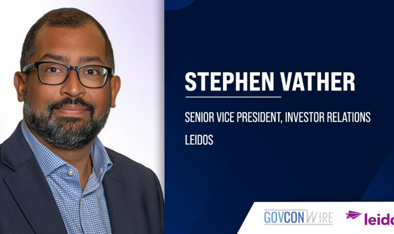 Leidos Names Stephen Vather Investor Relations SVP