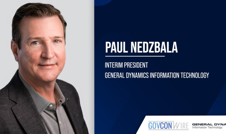 Paul Nedzbala Named GDIT Interim President Paul Nedzbala Named GDIT Interim President