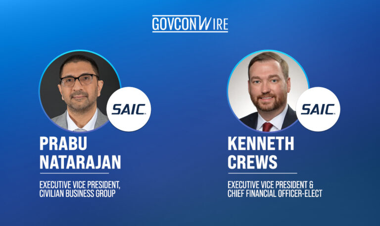 SAIC Appoints Prabu Natarajan as Civilian Business Chief, Kenneth Crews as CFO-Elect SAIC Appoints Prabu Natarajan as Civilian Business Chief, Kenneth Crews as CFO-Elect