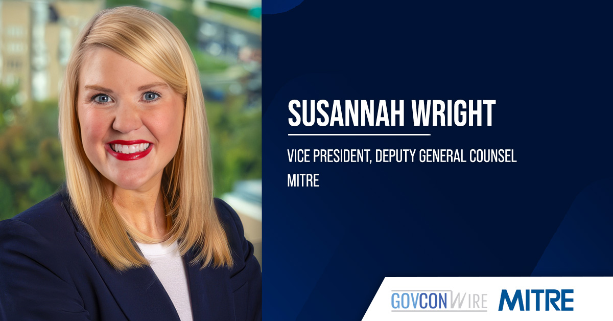 MITRE Appoints Susannah Wright as VP, Deputy General Counsel